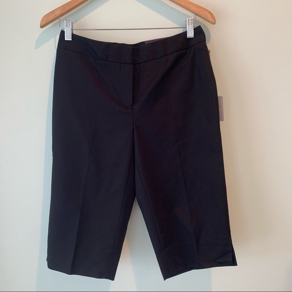 NWT Rafaella Black Skimmer Curvy Stretch Shorts 4
